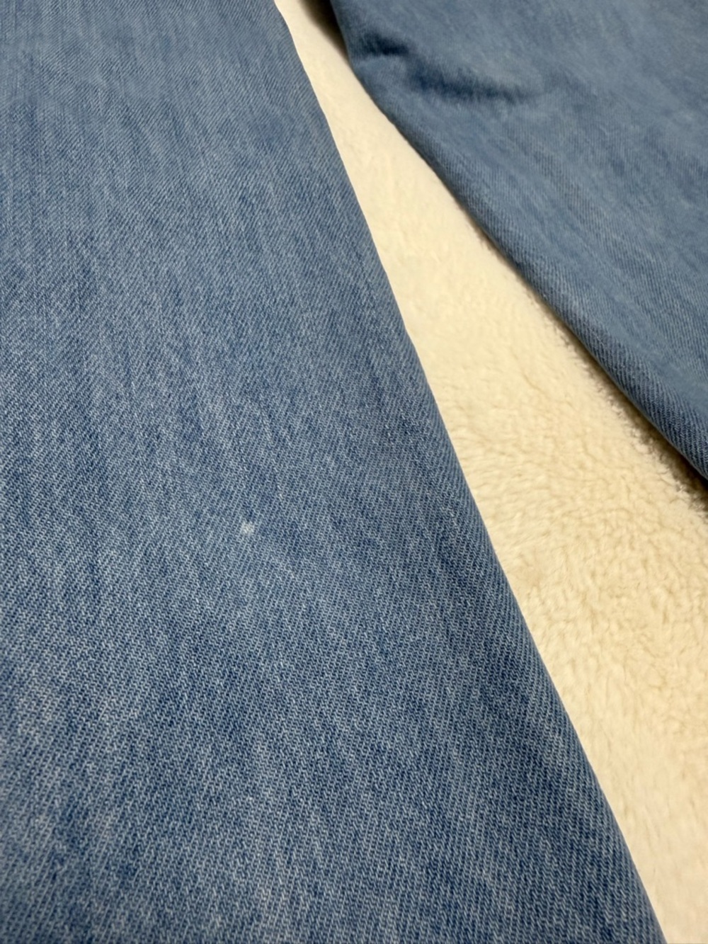 HOLLISTER Low Rise Baggy Wide Leg Jeans Blue Size 23 GUC - Picture 11 of 13